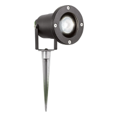 SEARCHLIGHT Spikey fekete kültéri leszúrható lámpa (SL-5001BK-LED) GU10 1 izzós IP65 kültéri világítás