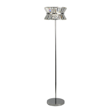SEARCHLIGHT Uptown króm-átlátszó kristály állólámpa (SL-EU59411-3CC) G9 3 izzós IP20 világítás