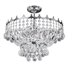 SEARCHLIGHT Versailles réz kristály mennyezeti lámpa (SL-9113-39CC) E14 5 izzós világítás