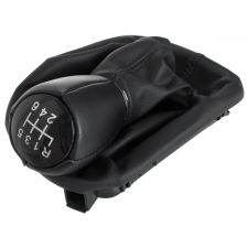  Seat Leon I 99-06 FEKETE sebességváltó gomb + váltószoknya 6-SEBESSÉGES kerettel váltógomb