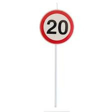 Sebbességkorlátozó tábla 20 sütés és főzés