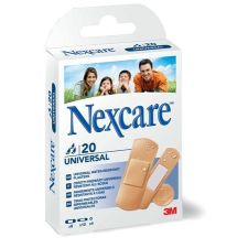 Sebtapasz, vízálló, általános, vegyes méret, 20 db, 3M "Nexcare Universal" munkavédelem