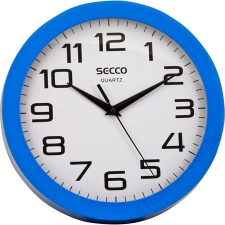 Secco Falióra, 25 cm, kék keretes, SECCO Sweep second (DFA032) falióra