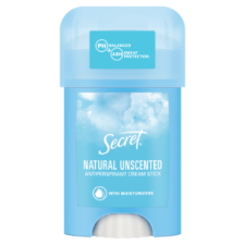 Secret Natural Illatmentes Női Izzadásgátló Krémstift, 40 ml dezodor