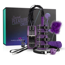 Secret Pleasure Chest Secret Pleasure Chest - haladó BDSM készlet (12 részes) bilincs, kötöző