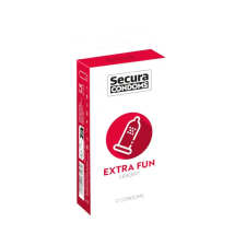  Secura Extra Fun - pontozott óvszer - 53 mm (12 db) óvszer
