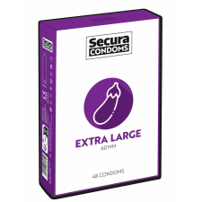 Secura Padlizsán - extra nagy óvszer - 60mm (48db) óvszer