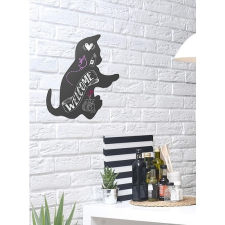 Securit krétatábla 30x50 cm Cica fehér krétamarkerrel és ragasztócsíkkal FB-CAT filctoll, marker