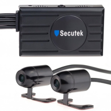 Secutek Full HD kétkamerás rendszer Secutek X2 WiFi gépjárműhöz vagy motorkerékpárhoz - 2 kamera, LCD kijelző megfigyelő kamera