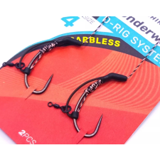 SEDO CurvX Underwater Barbless D Rig System Előkötött Bojlis Előke 4 horog