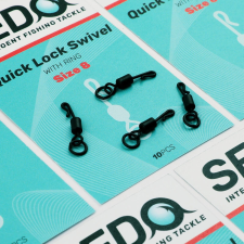 SEDO Quick Lock Swivel with Ring - Size 8 horgászkiegészítő