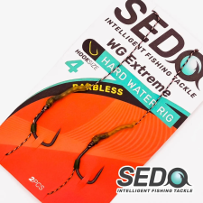 SEDO WG Extreme Barbless Hard Water Előkötött Bojlis Előke horog