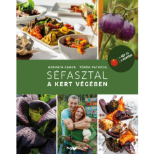  Séfasztal a kert végében gasztronómia