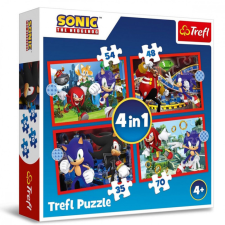  Sega Sonic a sündisznó 4 az 1-ben puzzle - Trefl puzzle, kirakós