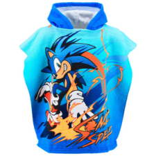 Sega Sonic a sündisznó Speed strandtörölköző poncsó 55x110 cm (Fast Dry) Nr3 lakástextília