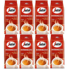 Segafredo Intermezzo szemes kávé 1 kg / 1000g kiszerelésben, 8-as kiszerelés, ingyenes kiszállítás. kávé