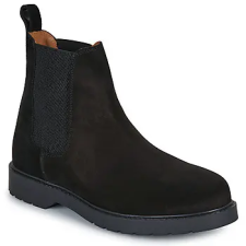Selected Csizmák SLHTIM SUEDE CHELSEA Fekete 44 férfi csizma, bakancs