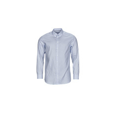 Selected Hosszú ujjú ingek ETHAN MICRO MOTIF SLIM FIT Kék EU XL