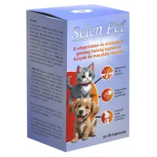  Selen Pet kapszula 50db vitamin, táplálékkiegészítő kutyáknak