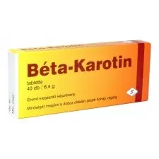 Selenium Pharma Béta-Karotin tabletta 40 db vitamin és táplálékkiegészítő