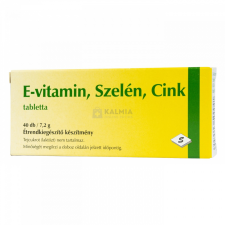 Selenium Pharma E-vitamin, Szelén, Cink tabletta 40 db vitamin és táplálékkiegészítő