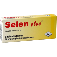 Selenium Pharma Selen Plus tabletta 40db vitamin és táplálékkiegészítő