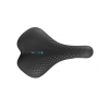 Selle San Marco Sportive Large Full-Fit Gel férfi komfort nyereg, 250x170 mm, zselés, 370g, feket​e