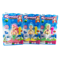 Sellő 13 cm barbie baba