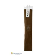  Selyempapír, 50x76cm, 21g, sötétbarna mintás csomagolópapír