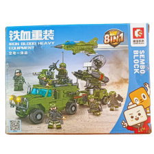 SEMBO Katonai járművek 8 az 1 - ben építőelemekből barkácsolás, építés