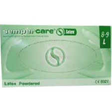 Sempercare latex kesztyű gyógyászati segédeszköz