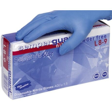  Semperguard Sapphire kék nitril kesztyű, 200 db/doboz