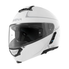 Sena Impulse felnyitható motorkerékpár sisak Mesh headsettel fényes fehér bukósisak