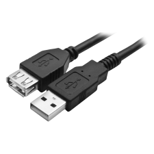 Sencor SCO 510-015 USB 2.0-A apa - USB 2.0-A anya Hosszabbító kábel 1.5m - Fekete (SCO 510-015) kábel és adapter