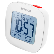 Sencor SDC1200 W Ébresztőóra hőmérővel, Fehér ébresztőóra