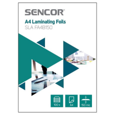 Sencor SLA FA4B150 lamináló fólia a4 2x75 micron 100 db lamináló fólia