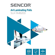 Sencor SLA FA4B200 A4 200 mic 100 db lamináló fólia