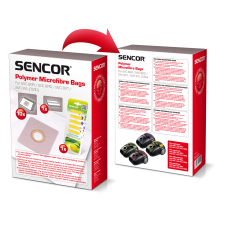 Sencor SVC 8 Porzsák + Illatosító rudak Lemon SVC 8 porszívóhoz 10db/csomag (8590669132119) porzsák