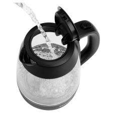 Sencor SWK 7301BK 1,7l üveg fekete vízforraló vízforraló és teáskanna