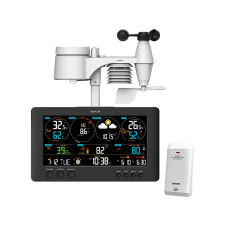Sencor SWS 12500 professzionális időjárásállomás, WIFI, fekete (SWS WiFi) időjárásjelző