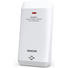 Sencor SWS TH9898-9770-12500 vezeték nélküli külső érzékelő fehér időjárásjelző