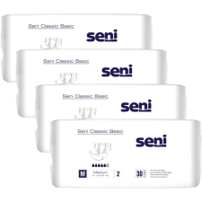 Seni Classic Basic Medium 2 Felnőtt pelenka 75-110cm (4x30db) gyógyászati segédeszköz