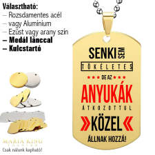 Senki sem tökéletes (2) – medál lánccal vagy kulcstartóval nyaklánc