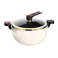  Senmeo 8L Öntöttvas Levesfazék – 28cm - Fehér UG5449762FH edény