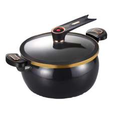  Senmeo 8L Öntöttvas Levesfazék – 28cm - Fekete UG5449762F edény