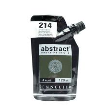Sennelier Abstract akrilfesték, 120 ml - 214, burnt green earth akrilfesték