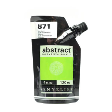 Sennelier Abstract akrilfesték, 120 ml - 871, bright yellow green akrilfesték