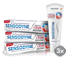 Sensodyne Sensitive & Gum Whitening 3 × 75 ml fogkrém