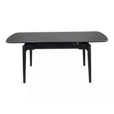 Sento Kihúzható Kerámia Étkezőasztal Matt Fekete bútor