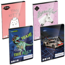 SEO-5269 Lizzy Card mintás tűzött A5 vonalas füzet 3. osztályosoknak füzet